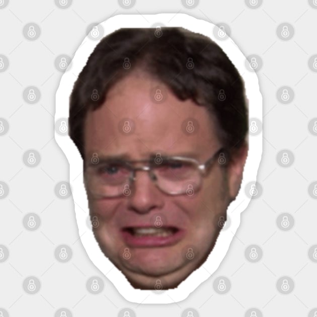 Dwight Schrute Sticker by Kamaloca